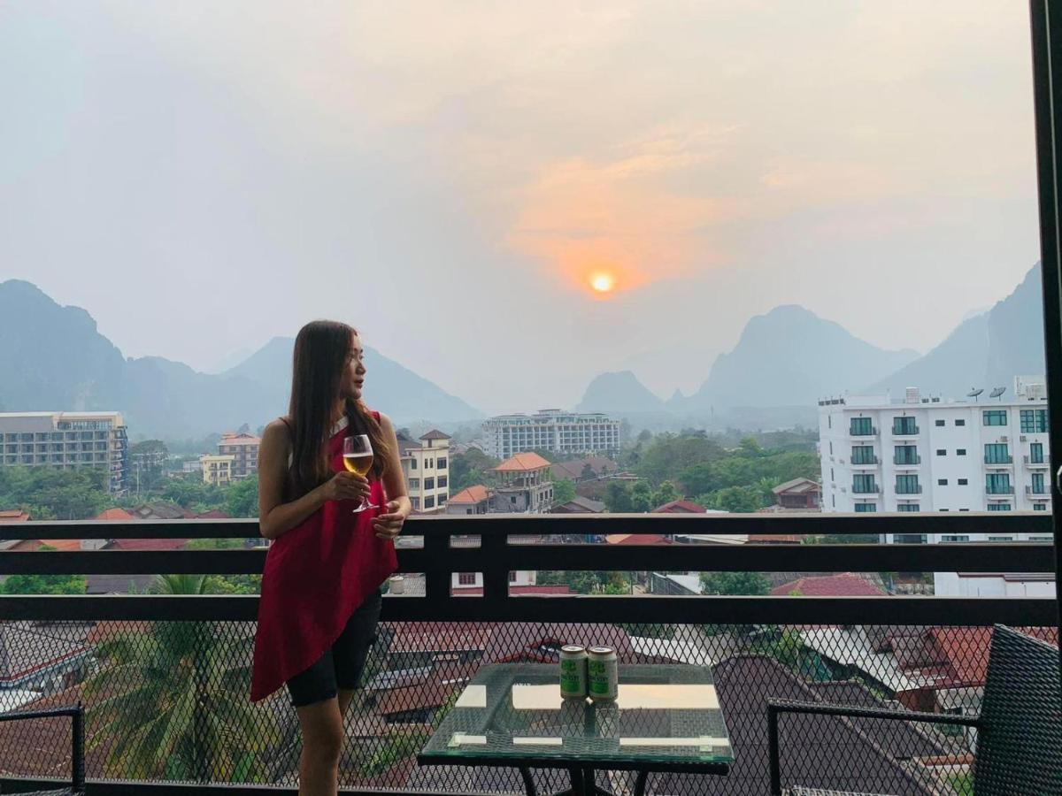 Vang Vieng Topview Hotel Kültér fotó