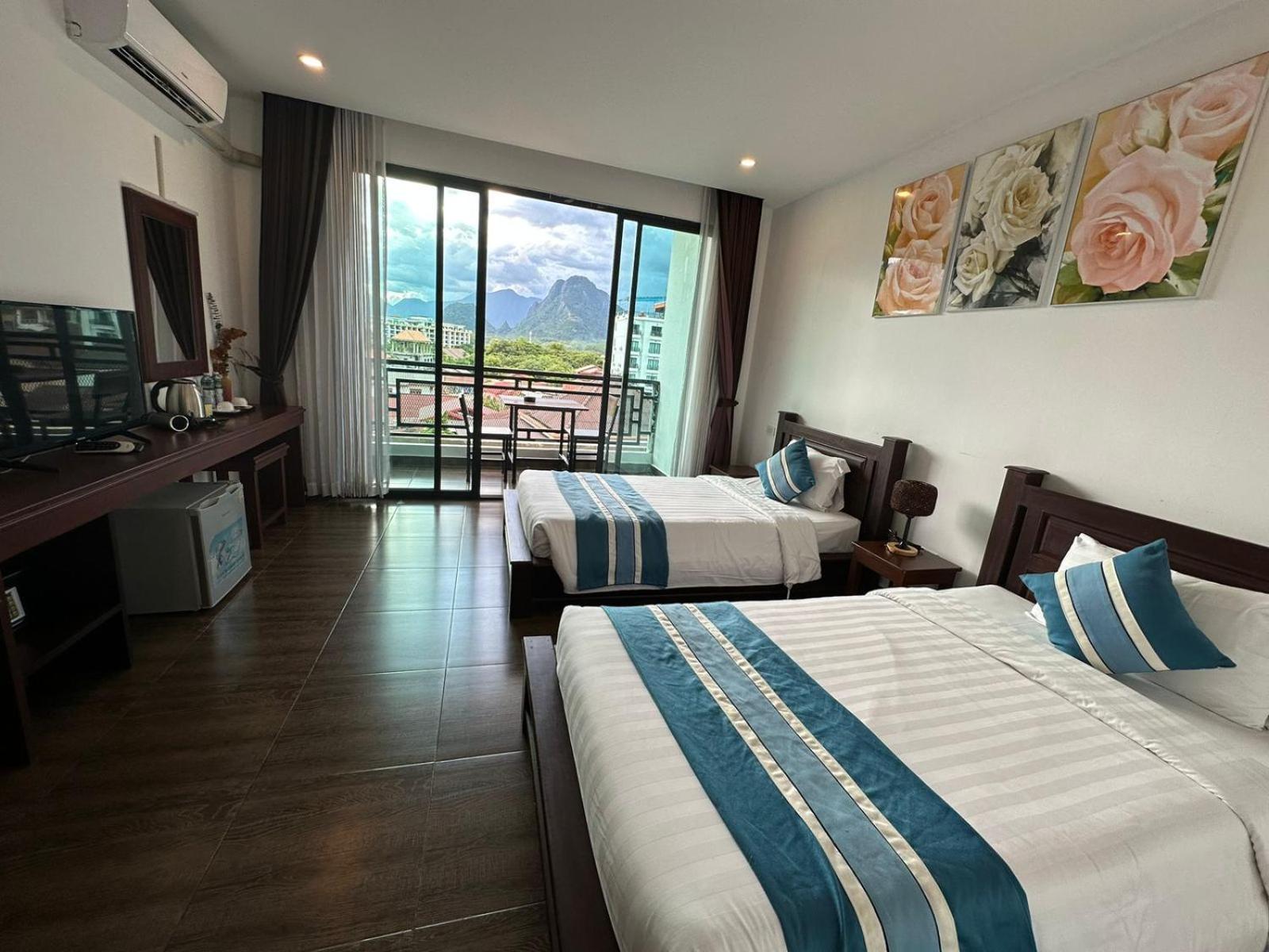 Vang Vieng Topview Hotel Kültér fotó