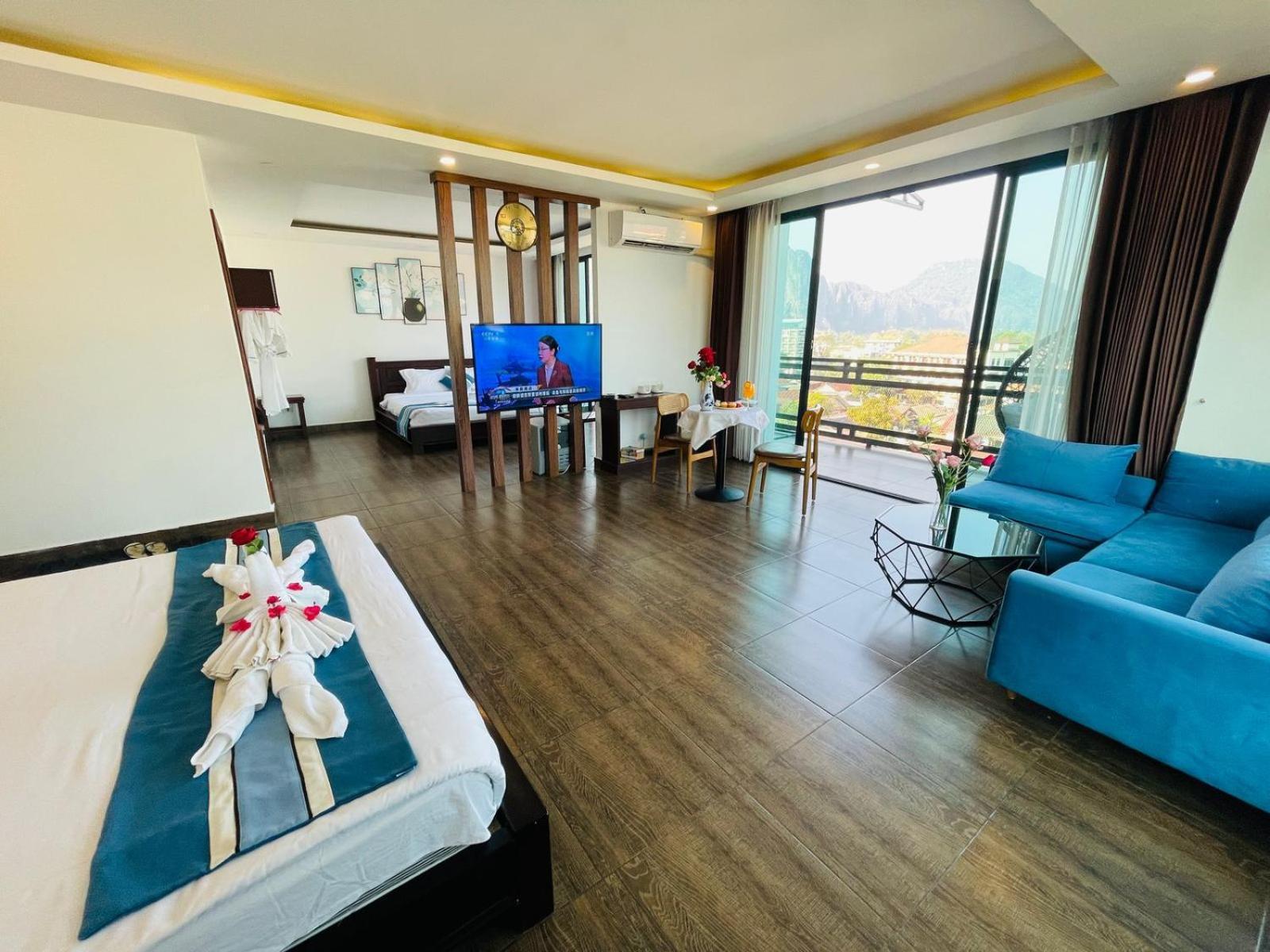 Vang Vieng Topview Hotel Kültér fotó