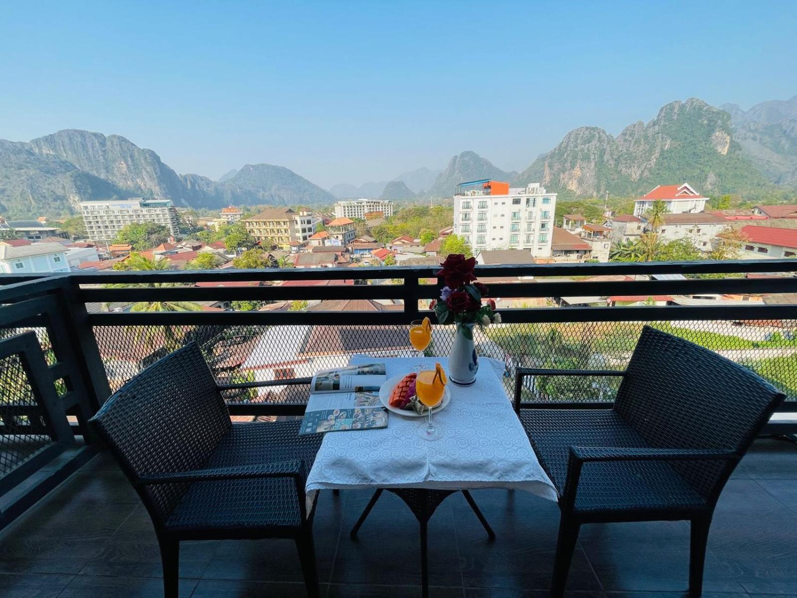 Vang Vieng Topview Hotel Kültér fotó