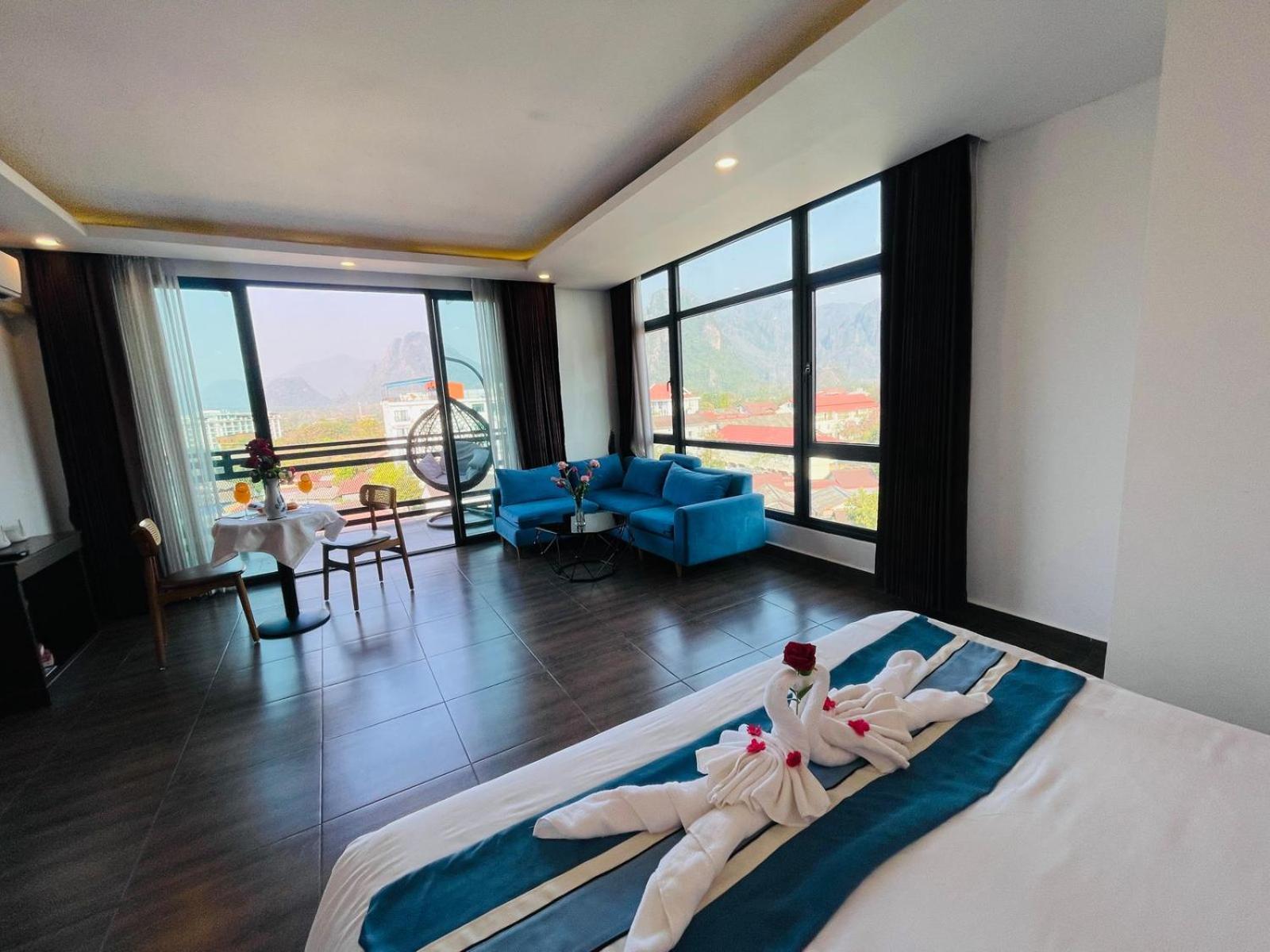 Vang Vieng Topview Hotel Kültér fotó