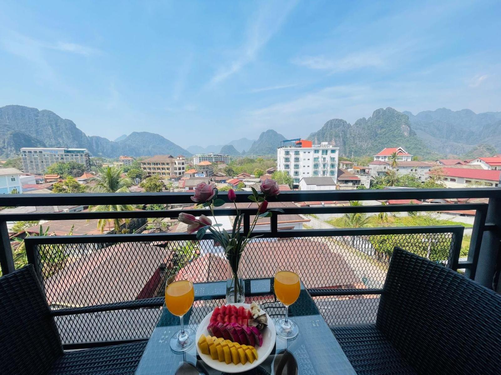 Vang Vieng Topview Hotel Kültér fotó